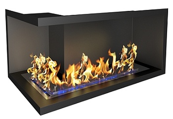 Биокамин Zefire Standart 1000 для угловой стены