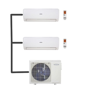 Мульти сплит-система Бирюса BM2-H14/4DR3 + 2*BMWM-H07/4R3