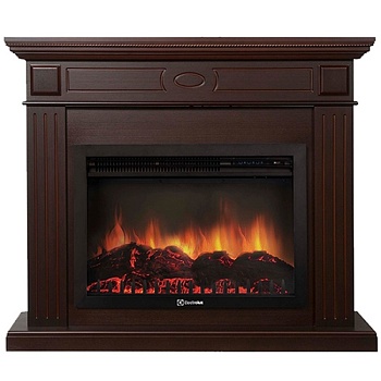 Каминокомплект Electrolux Bianco 26/30 с очагом EFP/P-2620RLS шпон дуб