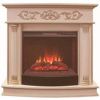 Электрокамин RealFlame  Milano 25,5 WT с очагом FireStar 25,5 3D