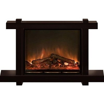 Каминокомплект Glenrich Капри Delux Arte 28 шоколад