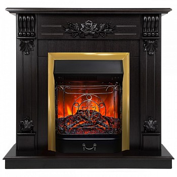 Электрокамин RealFlame  Ottawa DN с очагом Majestic Lux Brass