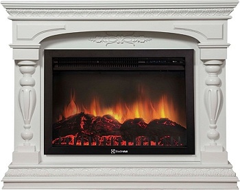 Каминокомплект Electrolux Perfetto R 30 с очагом EFP/P-3020LS белый