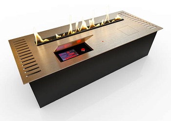 Автоматический биокамин ZeFire М 700 латунный