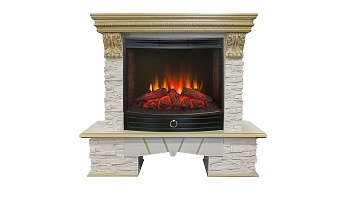 Электрокамин RealFlame  Rockland LUX 25,5 WT с Evrika 25,5