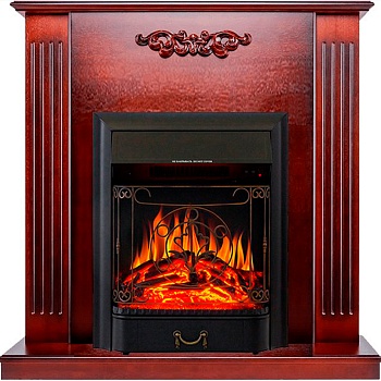 Каминокомплект Royal Flame  Lumsden - Махагон коричневый антик с очагом Majestic FX Black