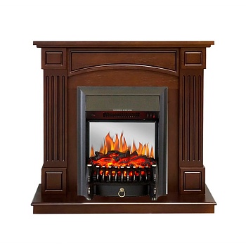 Каминокомплект Royal Flame  Valletta - Белый (Ширина 1040 мм) с очагом Fobos FX M Black