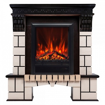 Электрокамин RealFlame Stone STD AO с очагом Eugene
