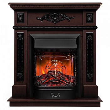 Электрокамин RealFlame  Lilian DN с очагом Majestic Lux Black