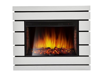 Каминокомплект Electrolux Moderno 25 с очагом EFP/P-2720RLS шпон белый дуб