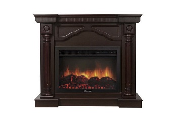 Каминокомплект Electrolux Rome 26/30 с очагом EFP/P-3020LS шпон темный дуб