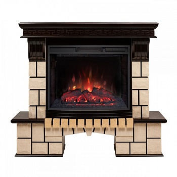 Электрокамин RealFlame  Stone 25/25,5 AO с очагом Sparta 25,5
