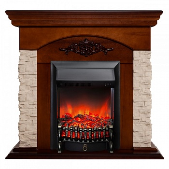 Электрокамин RealFlame  Neapolis NT с очагом Fobos Lux Black