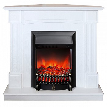 Электрокамин RealFlame Andrea Corner WT с очагом Fobos Lux Black