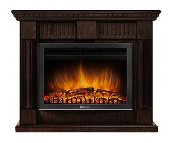 Каминокомплект Electrolux Colonna 30 с очагом EFP/P-3020LS шпон венге