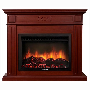 Каминокомплект Electrolux Noce 25 с очагом EFP/P-2520LS шпон красное дерево