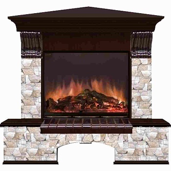 Каминокомплект Glenrich Бостон Arte 23 угловой дуб