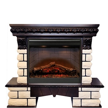 Каминокомплект Dimplex Pierre Luxe Lord - Темный дуб/Шампань с очагом Symphony 26'' DF2608-INT