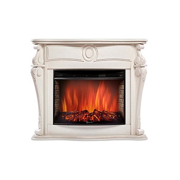 Каминокомплект Electrolux Ovatio 30 с очагом EFP/P-3020LS шпон белёный дуб