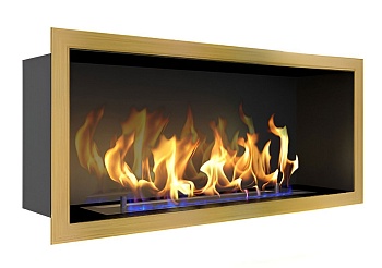 Биокамин Zefire Flagman 700 латунный со стемалитом