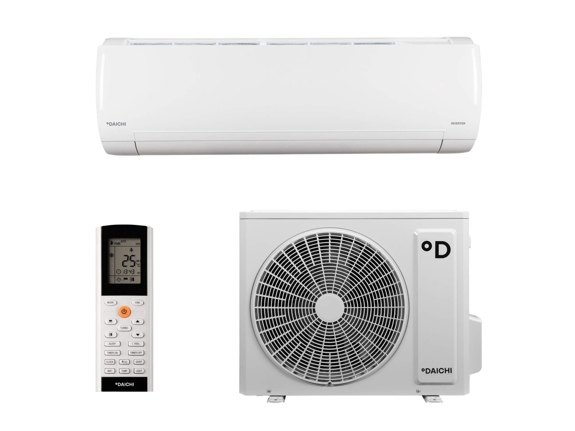 Настенная сплит-система Daichi SIB35AVQS1R/SIB35FVS1R Siberia Inverter