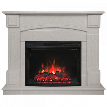 Электрокамин RealFlame Carolina 24/25,5 WT-F714 с очагом Evrika 25,5