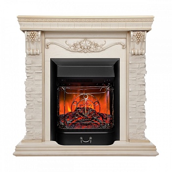 Электрокамин RealFlame  Patricia WT с очагом Majestic Lux Black RC