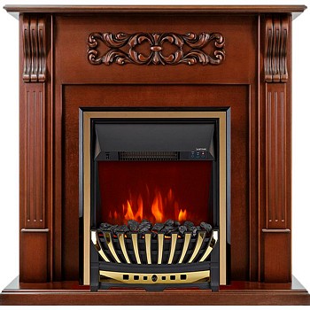 Каминокомплект Royal Flame  Venice - Махагон коричневый антик с очагом Aspen Gold