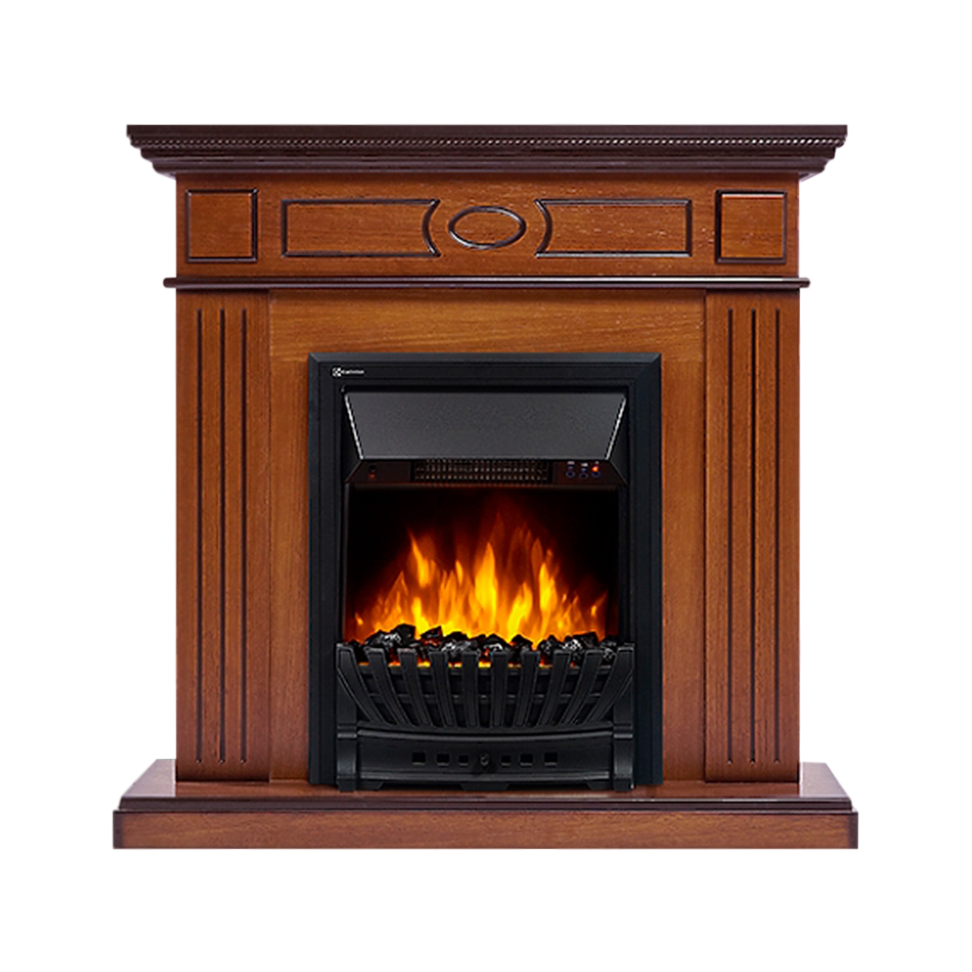 Портал Firelight Bianco Classic шпон орех