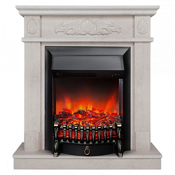 Электрокамин RealFlame  Adelaida WT с очагом Fobos Lux Black