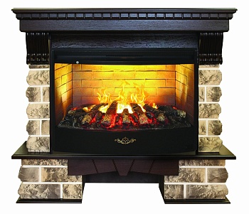 Электрокамин RealFlame Kansas 33 AO c FireStar 33 3D