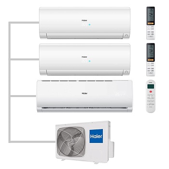 Мульти сплит-система настенная Haier AS35S2SF2FA-W / AS35S2SF2FA-W / AS12TS6HRA-M / 3U70S2SR5FA Inverter