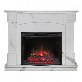 Электрокамин RealFlame Carolina 24/25,5 WT-F512 с очагом Evrika 25,5