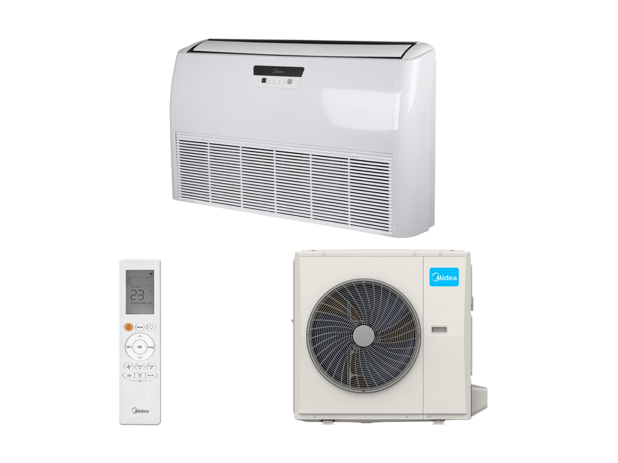 Напольно-потолочная сплит-система Midea -55HRN1G1/MOA1U-55HQN1G1 on/off