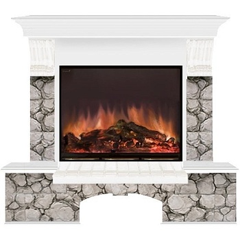 Каминокомплект Glenrich Бостон Arte 23 белый