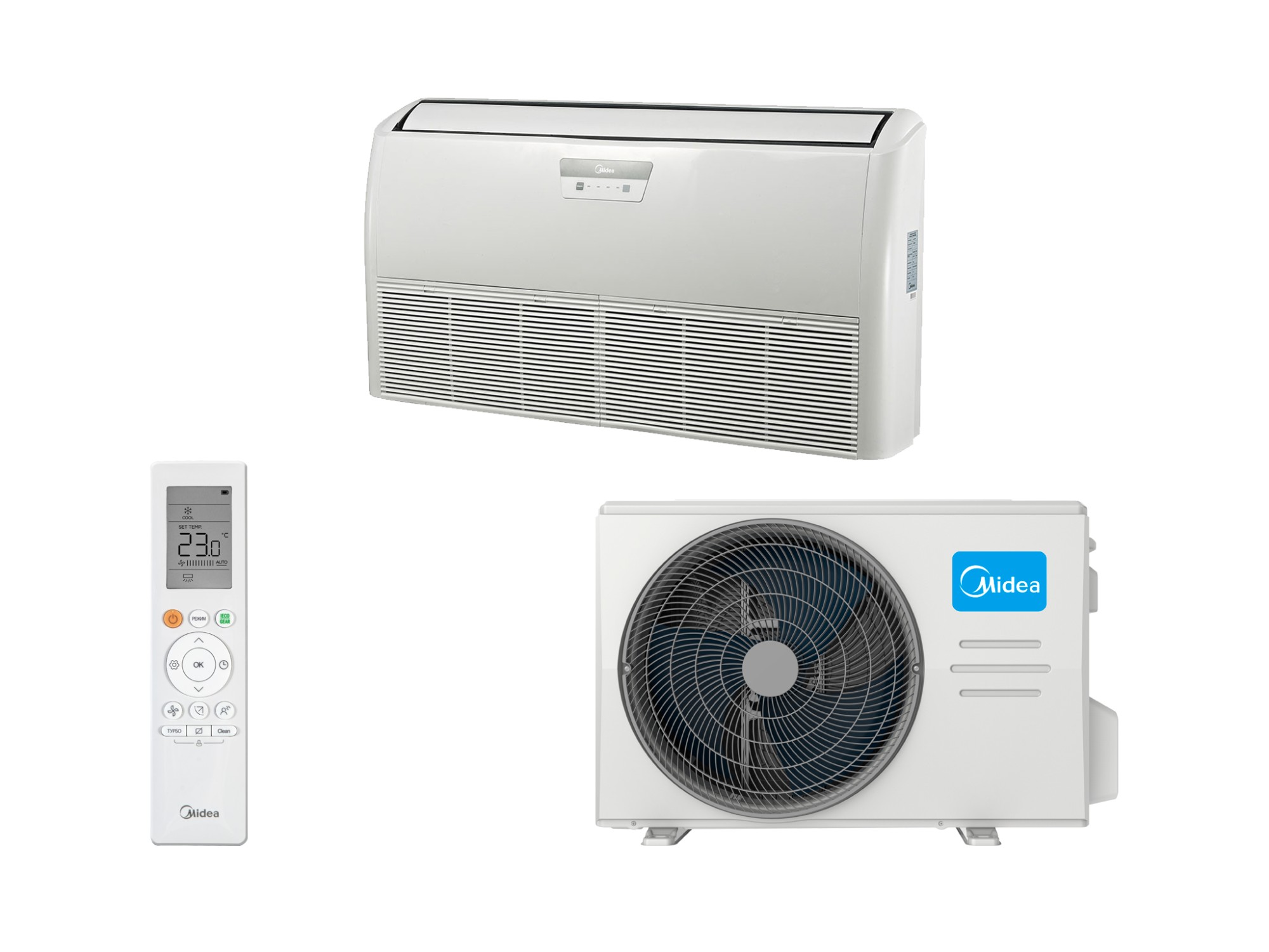 Напольно-потолочная сплит-система Midea MUEU-18HRFNX(GA)/MOA1U-18FRN8G1 Inverter