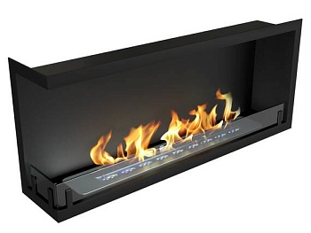 Встраиваемый биокамин Zefire Contour угловой 1100 левый (Estetic Flame)