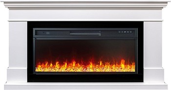 Каминокомплект Royal Flame  California - Белый (Высота 850 мм) с очагом Vision 42 LED