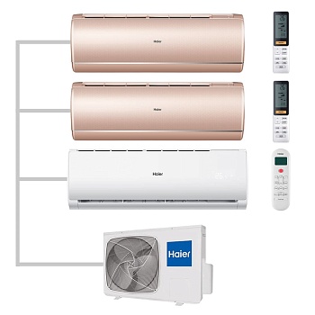 Мульти сплит-система настенная Haier AS35S2SJ2FA-G / AS35S2SJ2FA-G / AS12TS6HRA-M / 3U70S2SR5FA Inverter