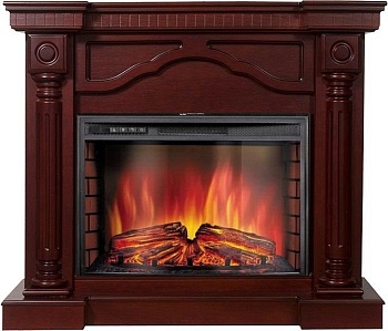 Каминокомплект Electrolux Rome 26 Sphere с очагом EFP/P-2620RLS шпон красное дерево